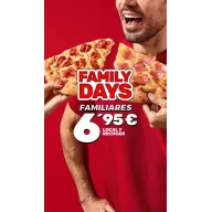 Hoy: Pizza familiar solo 6,95€