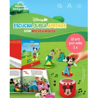 Escucha, juega y aprende con Mickey: Libro + Audiofigura