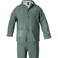 Impermeable Traje Verde de PVC WOLFPACK