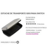 Estuche Gris para Transporte de Switch