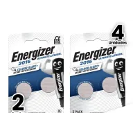 Baterías de Botón 3V Litio 2xEnergizer CR2016 - Paquete de 2
