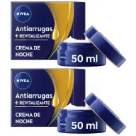 Crema Revitalizante Antiarrugas NIVEA Noche 55+ 2x50ml