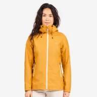 Chubasquero Mujer Sailing 100 ocre, impermeable DECATHLON