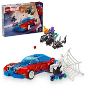 Coche de Carreras de Spider-Man vs Venomizado Duende Verde LEGO