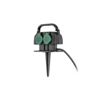 Enchufes con piqueta: base de 4 conexiones