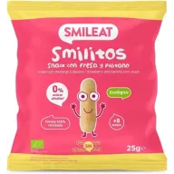 Snack Smilitos de Fresa y Plátano 25gr