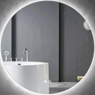 Espejo redondo retroiluminado 80x80 para baño