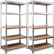 Estanterías Metálicas de Almacenaje T-Lovendo, 180x90x40cm