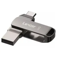 Memoria USB 64GB Lexar JumpDrive D400 Tipo C USB 3.2 Gris