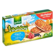Gullón Vitalday 2x Pack de Galletas Sandwich Yogur 5x44g