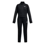 Chándal Under Armour Icon Knit Crop para Niños (Negro)