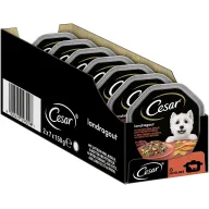Comida húmeda Cesar para perros, aves y verduras, 7 unidades