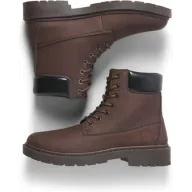 Botas Jack & Jones JFWAINSWORTH PU planas para hombres.