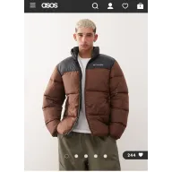 Abrigo Puffer marrón Columbia Puffect III S y XL