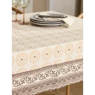 Mantel marrón claro BRUNMYRAK 140x240 cm