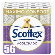 Papel higiénico acolchado Scottex 8 rollos (7PACK)