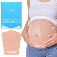 Faja de Embarazo Beige, Soporte Abdominal Extra Ancho