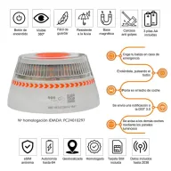 Luz de Emergencia V16 DGT 2026 - Baliza Geolocalizada