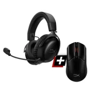 Auriculares Gaming Inalámbricos HyperX Cloud III S y Ratón Pulsefire Haste 2