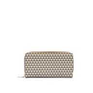 Monedero Grande Estampado Beige MISAKO Metri Mujer 10x19x3 cm