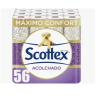 Papel higiénico acolchado Scottex 8 rollos (7PACK)