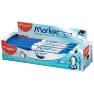 Rotuladores para pizarra azul Marker'Peps - Caja 12 unidades