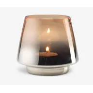 Portavelas marrón BRYNJE Ø10xA9cm