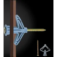 10 anclajes con tornillos para pared hueca (HAUL)