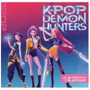 Calendario K-Pop Demon Hunters 2026, 30x30cm, PYRAMID