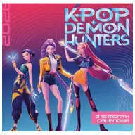 Calendario K-Pop Demon Hunters 2026, 30x30cm, PYRAMID
