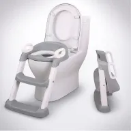 Adaptador Infantil WC con Escalera Plegable y Altura Ajustable