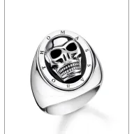 Anillo de plata calavera Thomas Sabo.