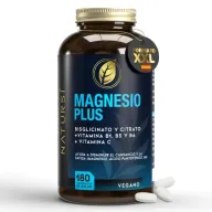 Suplemento de Magnesio con Vitaminas B y C - 1651mg