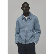 Cazadora acolchada de vaquera estilo elegante.