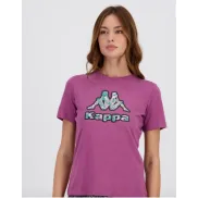 Camiseta Mujer Morada y Gris Kappa Geclipsag