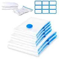 Bolsas de Almacenamiento al Vacío para Ropa - 6 Piezas