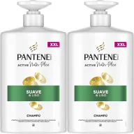 Champú Pantene Pro-V Suave y Liso 1000ml para cabello encrespado