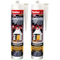 Masilla Refractaria para Barbacoas Fischer - Cemento Express 2x310ml