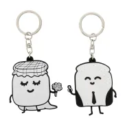 Llaveros Iconic - Mermelada y Tostada (Set de 2)