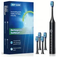 Pack de cepillo eléctrico recargable con 4 cabezales