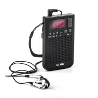 Radio digital portátil ELBE RF-93 con despertador y altavoz