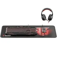 Combo Gaming: Ratón, Teclado, Auriculares y Alfombrilla