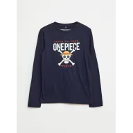 Camiseta 'One Piece' Azul para Niños de 6 a 10 Años