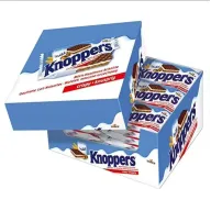 Wafer Crispy Knoppers en Caja de 24 Unidades