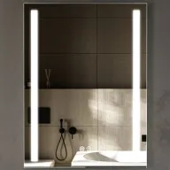 Espejo de baño antivaho 50x70 | Cristal de 5 mm con luz