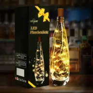 Botellas de regalo con luz LED decorativa