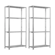 Estanterías Metálicas SteelSmart: Pack 2 con 4 Baldas 160kg