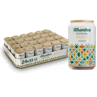 Pack 24 Latas Cerveza Especial Alhambra, 5.4% Alcohol