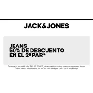 Segundo par de Vaqueros Jack & Jones: -50% de Dto
