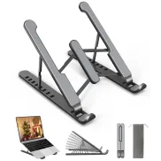 Soporte Ajustable para Portátiles y Tablets, 8 Ángulos